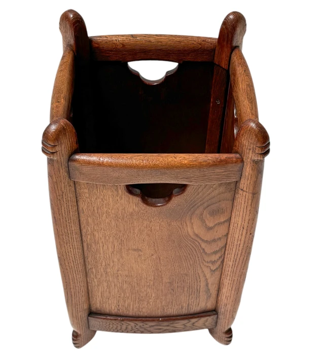 Jac. van den Bosch Art Deco Amsterdamse School Litter Basket 't Binnenhuis